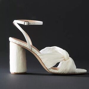 Loeffler Randall White Heeled Sandals